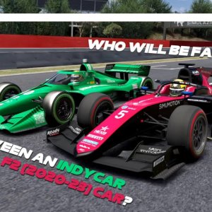 Formula 2 Car VS IndyCar! | Sparring Duel | Barcelona (Moto Layout) | #assettocorsa