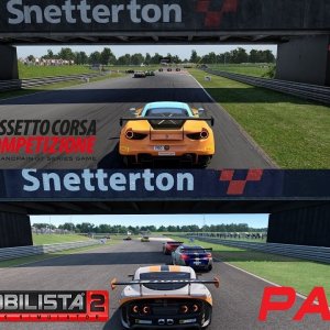 Multiclass Racing With A.I. Comparison. ACC vs AMS2! (Part 1)