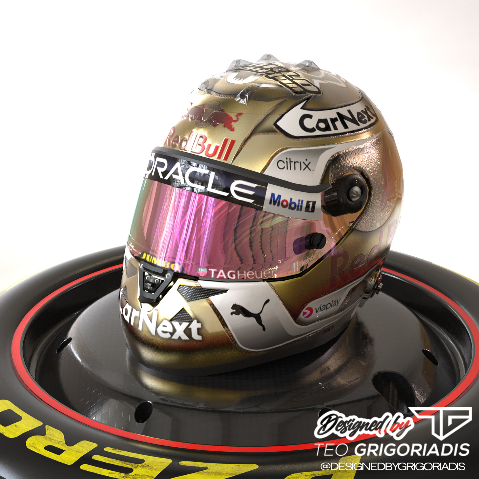In dienst nemen los van Opa Max Verstappen 2022 World Champion Helmet - ACSPRH Compatible |  RaceDepartment