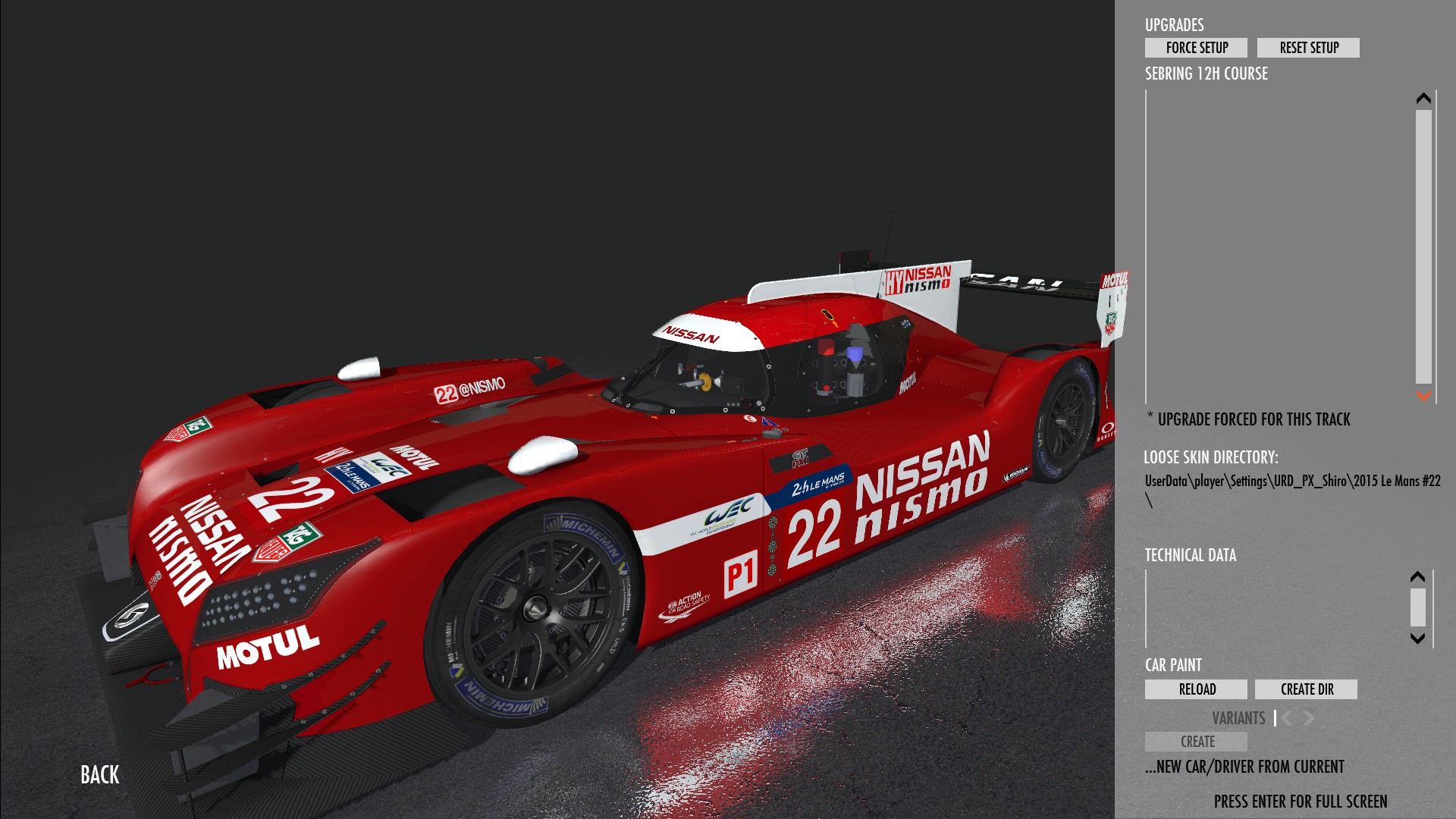 Nissan GT-R LM Nismo 2015 | RaceDepartment