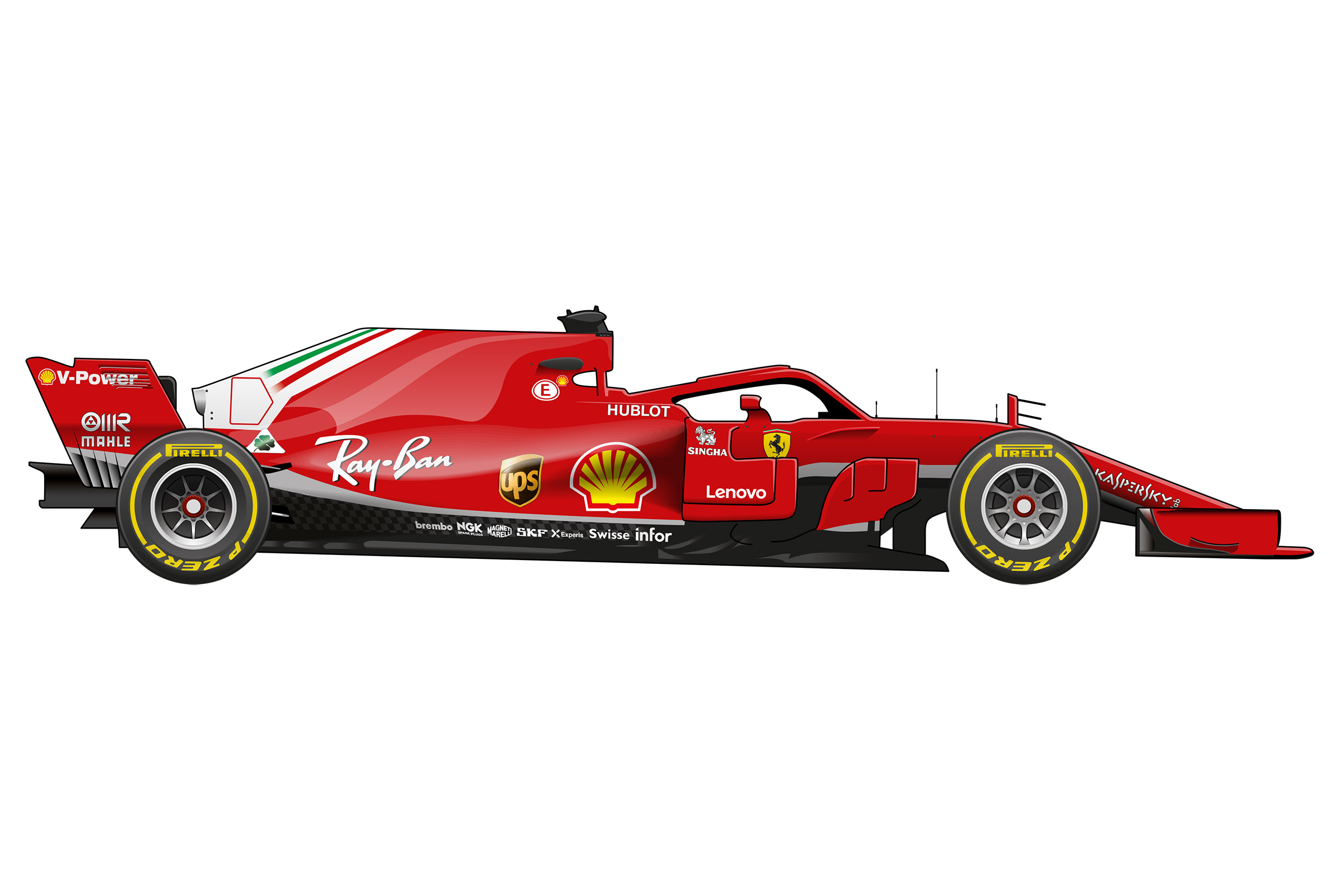 vertical Zoom in Pants Ferrari sf71h 2018 by STIG - Updates | RaceDepartment