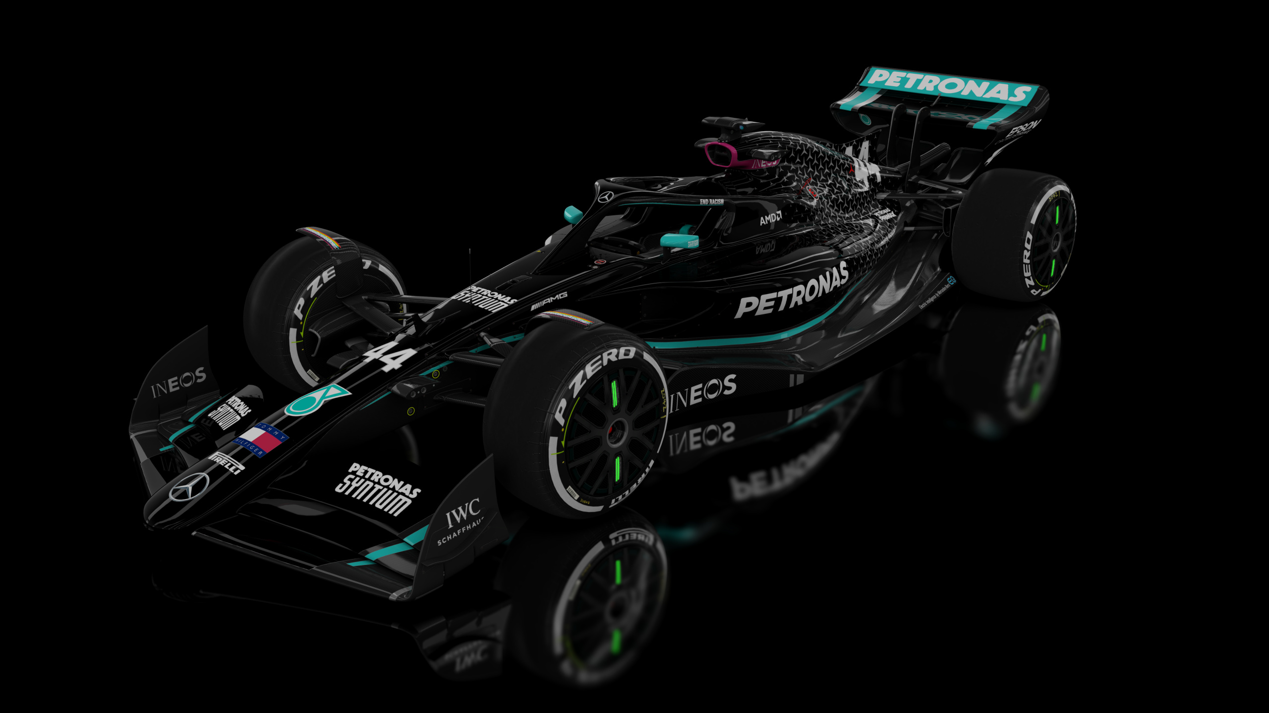 UPDATED Black Mercedes AMG Petronas W11 Livery - RSS ...