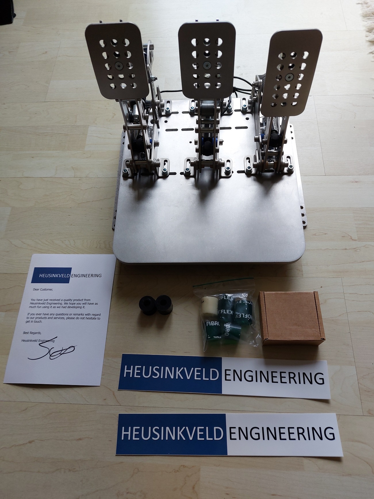 Sell - Heusinkveld Ultimate 3 pedal set with Baseplate-UK (£675