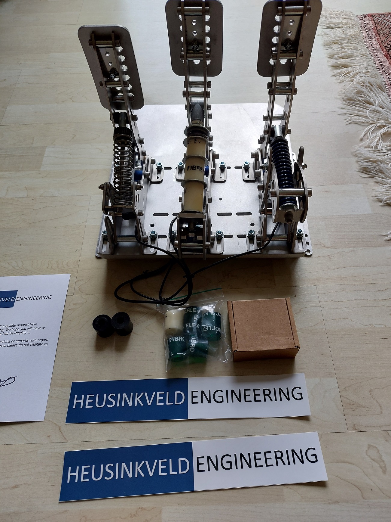 Sell - Heusinkveld Ultimate 3 pedal set with Baseplate-UK (£675