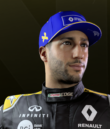 Renault F1 2020 Team Kids Daniel Ricciardo Hat Yellow