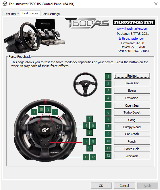 Thrustmaster t500rs software