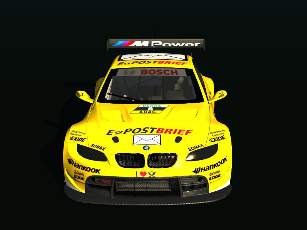 e-PostBrief Yellow BMW M3 GT2 DTM | RaceDepartment
