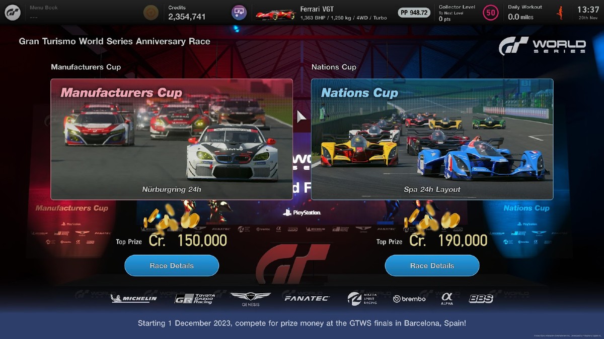 GTWS Anniversary Race event Gran Turismo 7.jpg