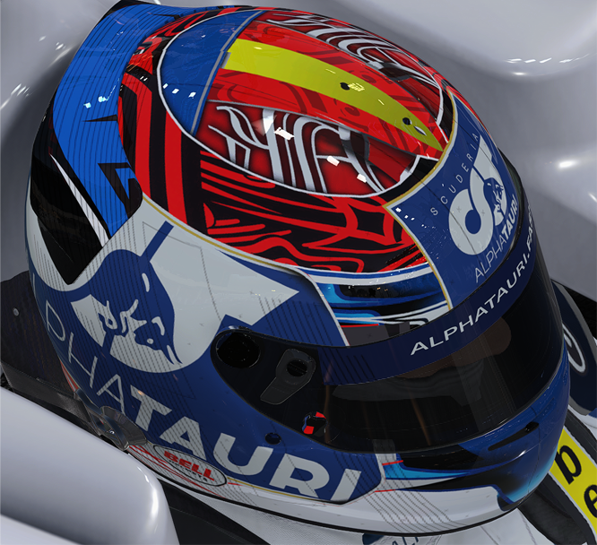 F1 22 Alpha Tauri Helmet - Updates | RaceDepartment