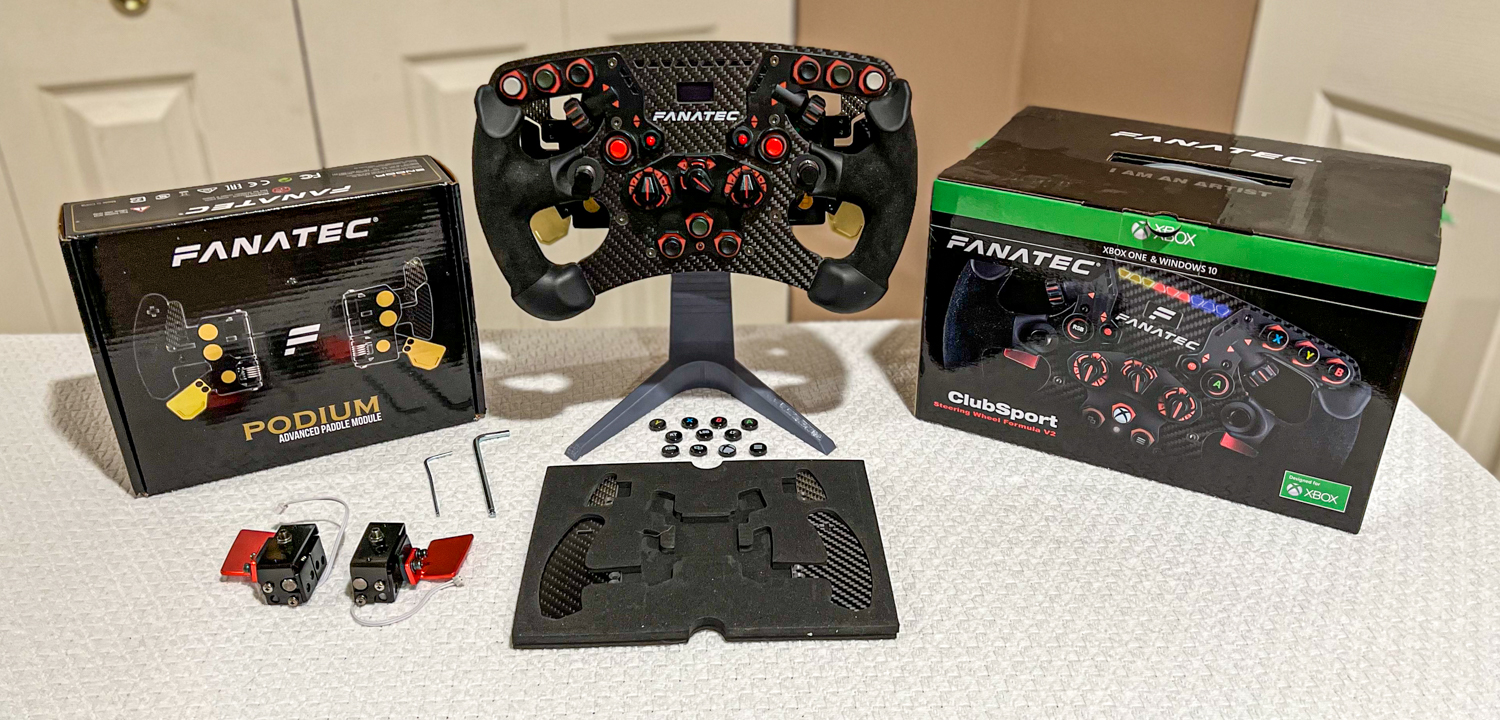 Sell - Fanatec Formula V2 with Advanced Paddle Module | RaceDepartment