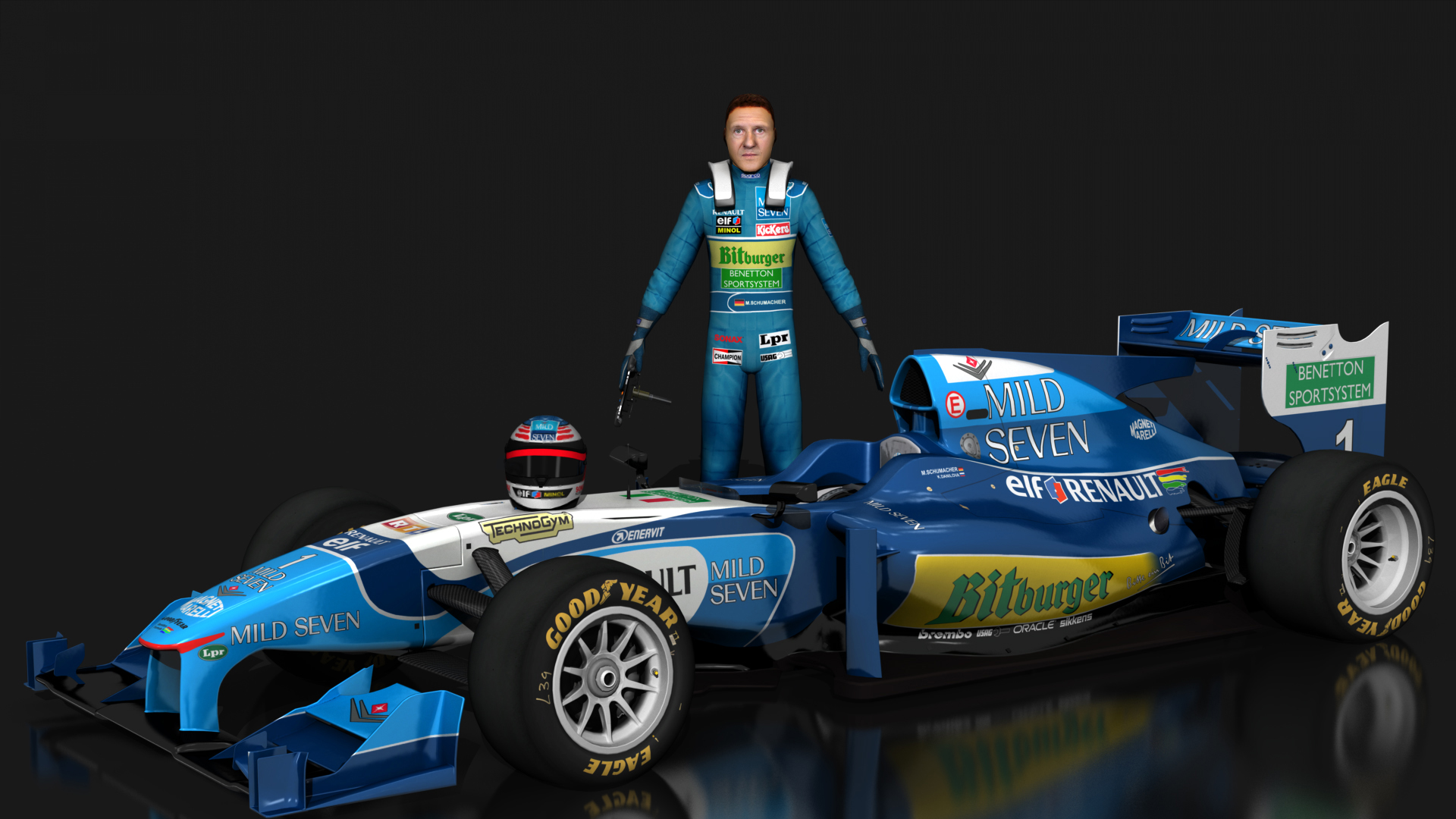 T125 - Full 95 Benetton Formula 1 Team | RaceDepartment