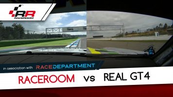 New RaceRoom AMG GT4  Vs Real Life AMG GT4 | Boonatix comparison