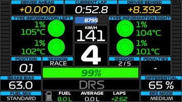 RaycerRay Simracing - F1 2023 Wheel Dashboard - 01 - Main Screen.jpg