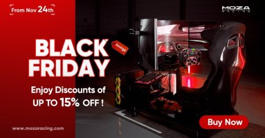 MOZA Racing Unveils Extensive Black Friday Deals for Sim Racers