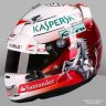Helmet Vettel GP.Spain 2016