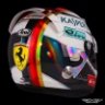 Helmet Vettel GP.Singapore 2016