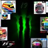F1 2013 -  2017 Drivers Helmets + Premium Helmets STIG MOD