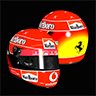Ferrari Michael Schumacher Helmet 2004
