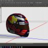 Max Verstappen 2018 helmet 100%