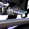 Shiny Black motor with stylish NOS(n2o) Bottle