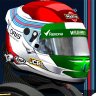 Williams- and Mclaren - Italian custom helmet (no 13 and NO-number)
