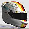 Sebastian Vettel 2018 Bahrain helmet