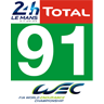 Porsche #91 GTE Pro Le Mans 2018 for URD EGT Darche
