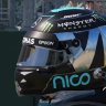F1 2018 Rosberg helmet