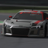 Audi R8 LMS EVO (2019) skin/livery and template for Studio397 Audi R8 LMS (2016)