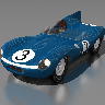 Jaguar D-Type 1955 Long Nose