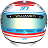 Williams Flag Career Helmet 2019