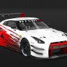 Nissan GTR GT3- Red-White - LOGO Ready