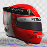 Lewis Hamilton 2019 Monaco Helmet ( Niki Lauda Tribute )