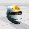 Renault Custom Helmet Design