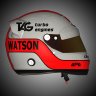 CLASSIC HELMET for F1 2019: John WATSON 1982