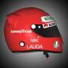 CLASSIC HELMET for F1 2019: Niki LAUDA 1976