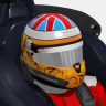 Scott Mansell's Helmet (Driver61)