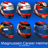 Kevin Magnussen Career Helmets