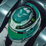 Lewis Hamilton Petronas Green Helmet & 2019 Belgium GP Inspired Cap