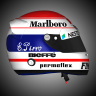 CLASSIC HELMET for F1 2019: Emanuele PIRRO 1991