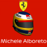 Michele Alboreto Career Helmet