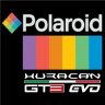 Matte 'n Chrome Rainbow Stripes Huracan GT3 Evo (costum Polaroid Sponsor)