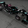 Black Mercedes W11 (2020) on the Formula A