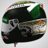 Eddie Irvine helmet Jaguar