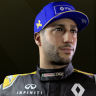 Daniel Ricciardo Renault Blue and Yellow cap