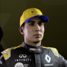 Esteban Ocon Renault Blue and Yellow cap