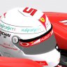 Sebastian Vettel Fiorano 2014 Helmet
