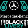 MERCEDES BLACK LIVERY F1 2012 (ONLY CAR LIVERY)