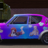 MSC |SATSUMA ANIME CAR PAINT (SKIN) WITH  WINDOW STICKERS | By : DrLxrd and Funny Lámpa