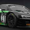 ACC Audi EVO Black/Green Livery + Sponsors